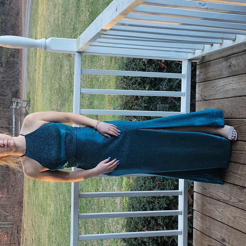 Halter style prom dress, size 3